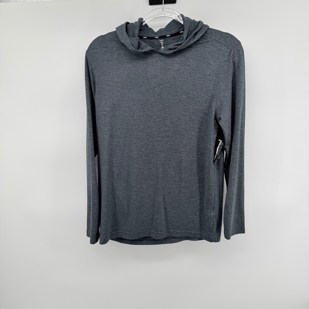 LEGEND‎ INSPIRE Men's Grey Long Sleeve Hoodie Sweatshirt Size S
